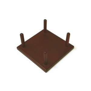 Wooden coaster holder