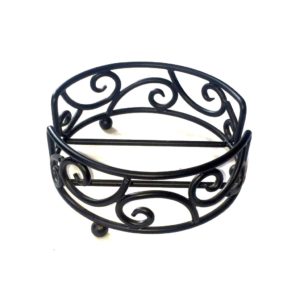 black round coaster holder