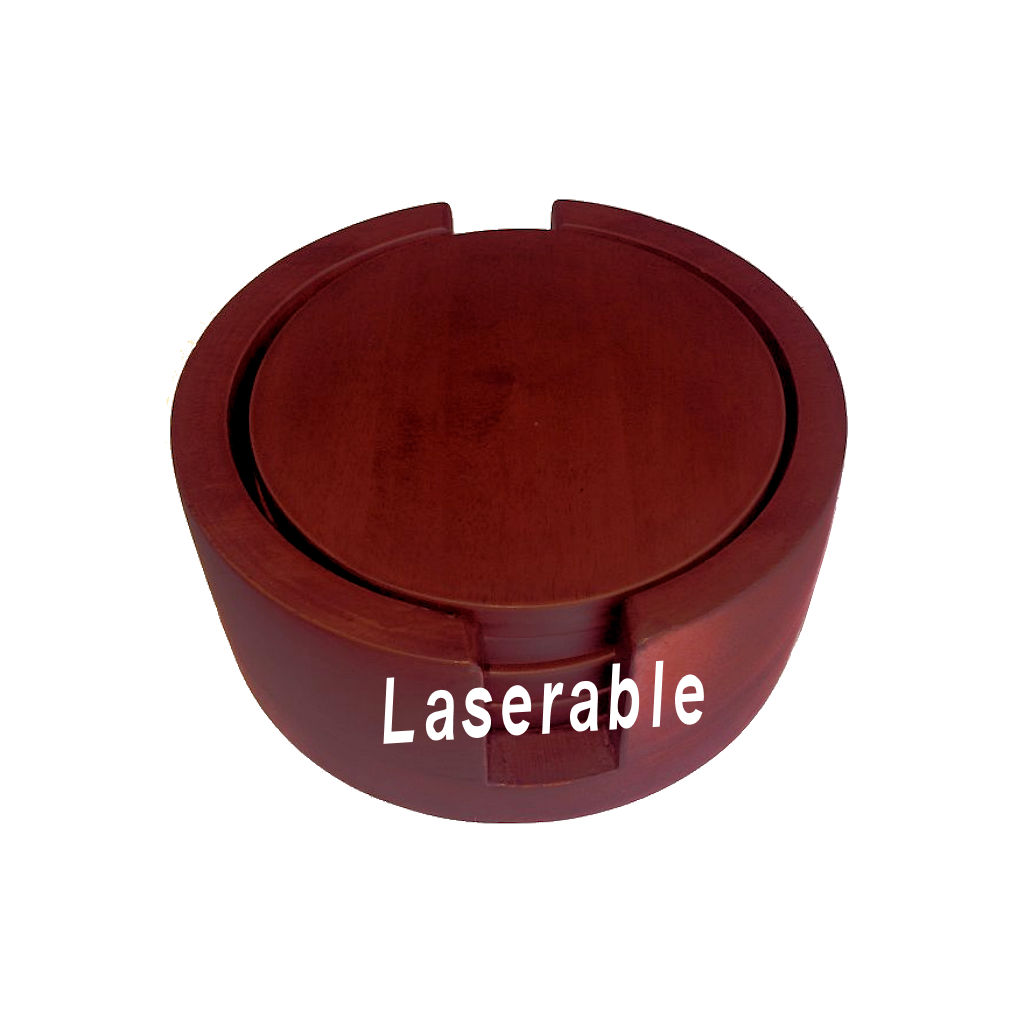 wood coaster holders