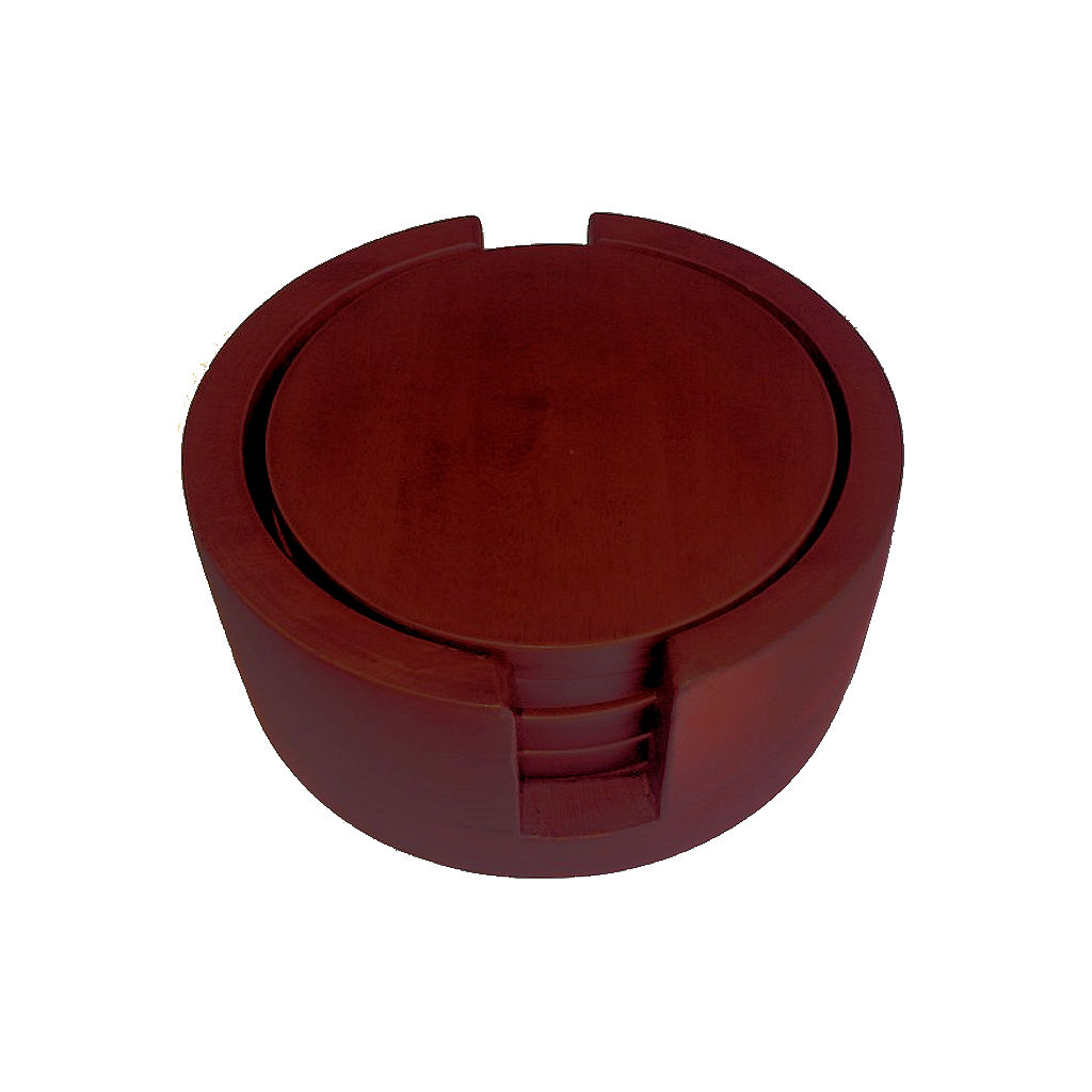 wood coaster holders