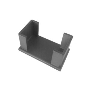 black wood coaster holder