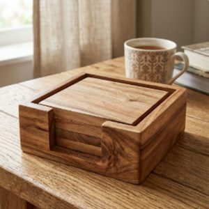 acacia coaster